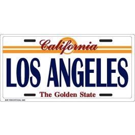 Los Angeles License Plate