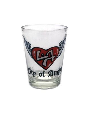 Los Angeles California Designer Shot Glass of the beautiful valley and California Landscape 