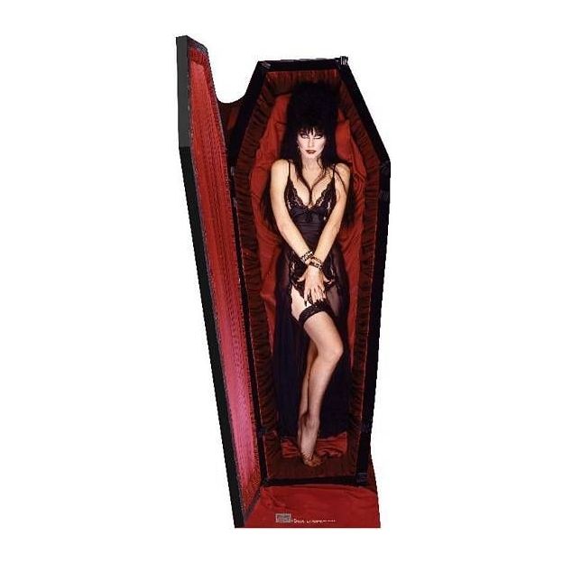 Elvira - Coffin, Lifesize cardboard cutout #829
