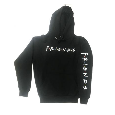  Black Friends Hoodie Logo Graphic Tees For Men Women