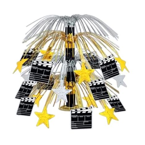  Movie Set Clapboard Cascade Centerpiece 18"