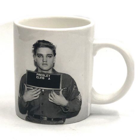  Elvis Enlistment Photo Boxed Mug