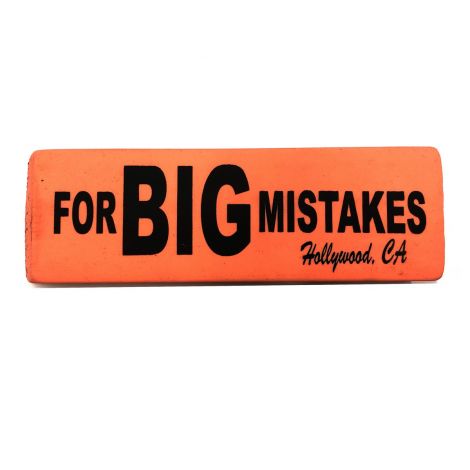  Eraser For BIG Mistake - Neon Orange 