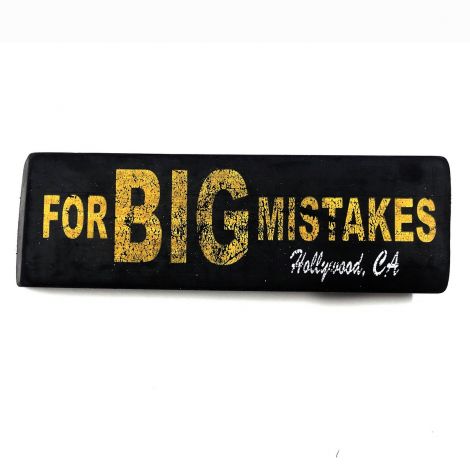  Eraser For BIG Mistake - Black Orange print