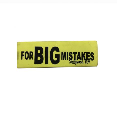  Eraser For BIG  Mistake - Neon Yello 