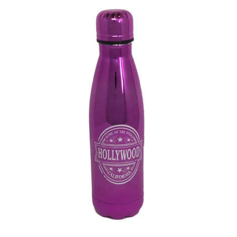  17oz Insulated Water Bottle – Metallic Pink