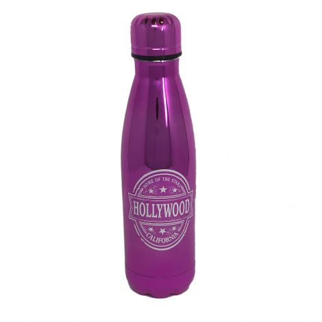 17oz Insulated Water Bottle – Metallic Pink