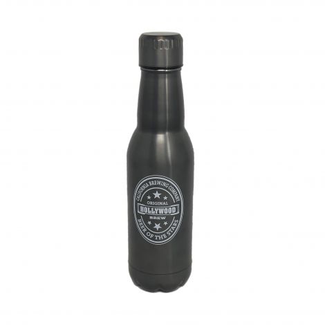  17oz Insulated Water Bottle –  Black Matte Finish