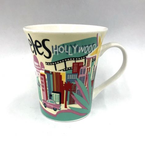 Los Angeles Colorful famous places Latte Mug