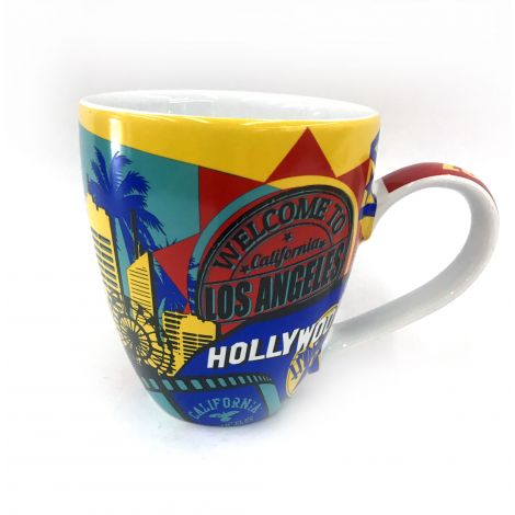  Los Angeles Colorful Mug with icons