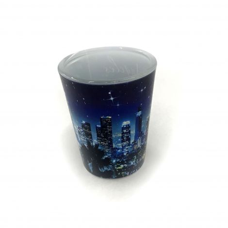  Los Angeles night city scenery Shot Glass