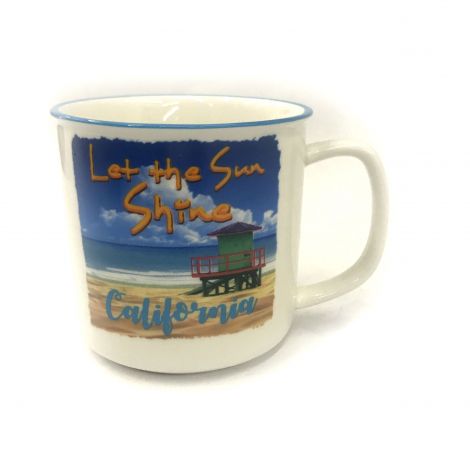 Let the sun Shine California Coffee Mug 