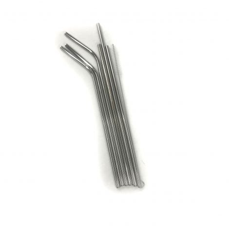  Reusable Los Angeles Stainless still drinking straws 