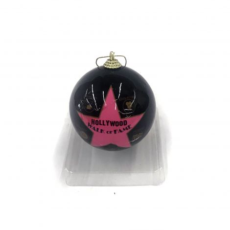 Hollywood walk of fame Holiday Ornament – Black