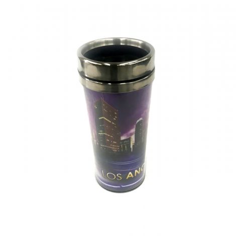  Los Angeles Purple Travel Mug