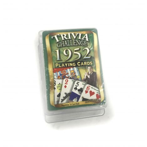Trivia challenge From Year "1952" Trivia Deck and Playing Cards 