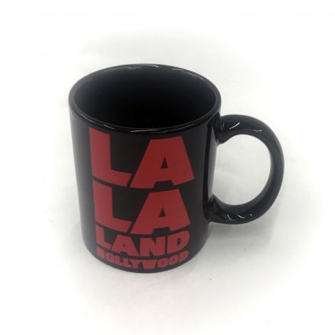 LALA LAND Hollywood black coffee mug 