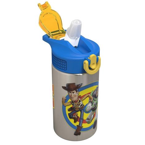  Zak! Designs Toy Story 4 Buzz Woody Water Bottle 