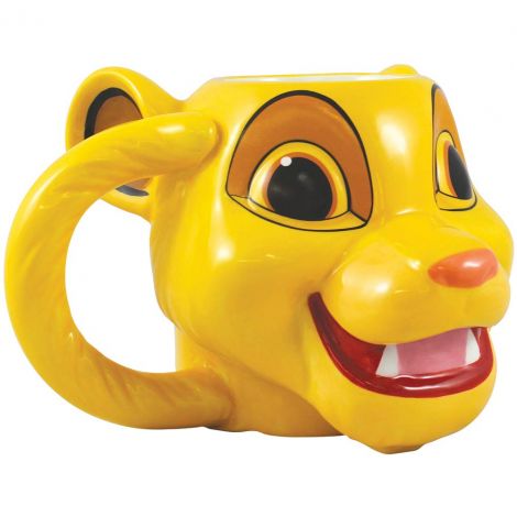  Disney The Lion King Simba Sculpted Ceramic Mug 