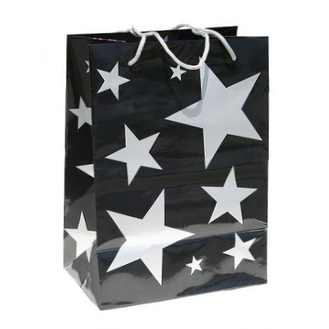  Silver Stars Gift Bag