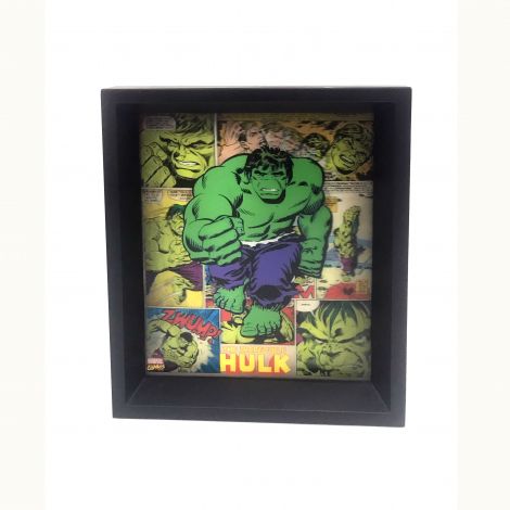  Hulk Comic Panels 8x10 3D Shadowbox 