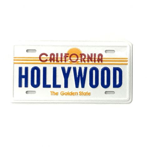 Hollywood License plate magnet 