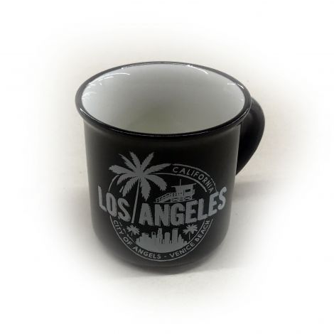 Black Los Angeles Espresso shot mug