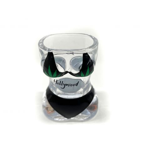  Black Marijuana leaf Bikini Shot Glass