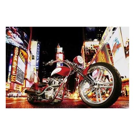  Midnight Rider Motorcycle Poster