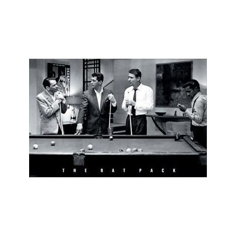  The Rat Pack 'Pool' Poster