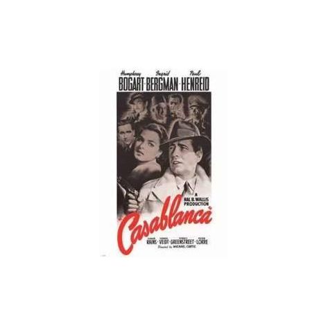  Casablanca Movie Poster