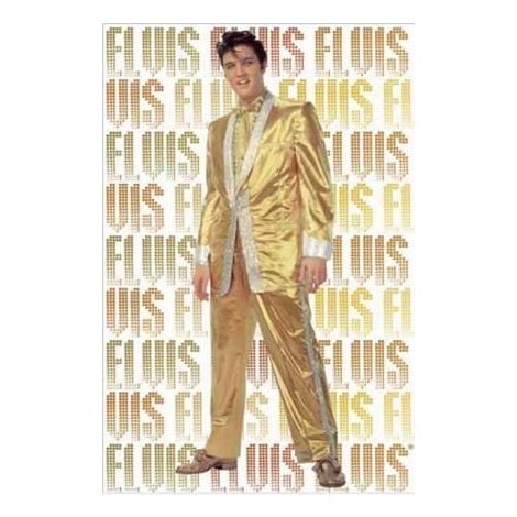  Elvis Presley Gold Suit Poster