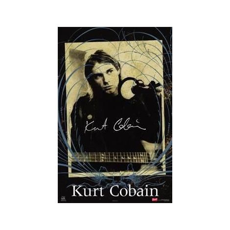  Nirvana, Kurt Cobain Poster