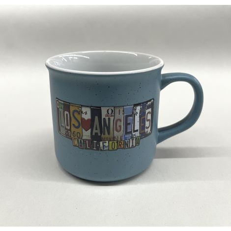  Light Blue California "Golden State" Mug using various license plates
