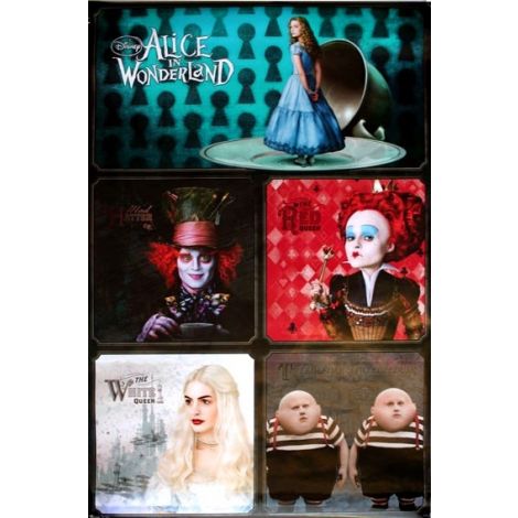  Alice in Wonderland collage posters