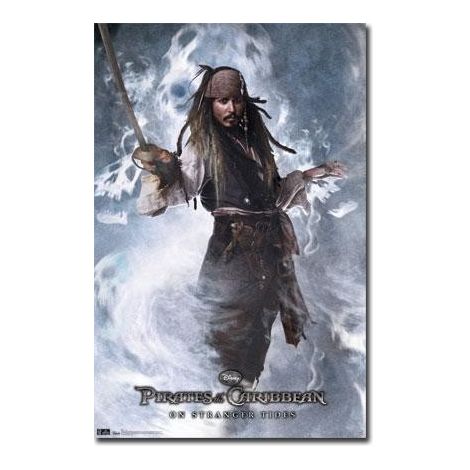  Jack Sparrow of Pirates of the Caribbean Poster