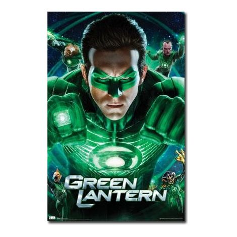  Closeup Green Latern Poster