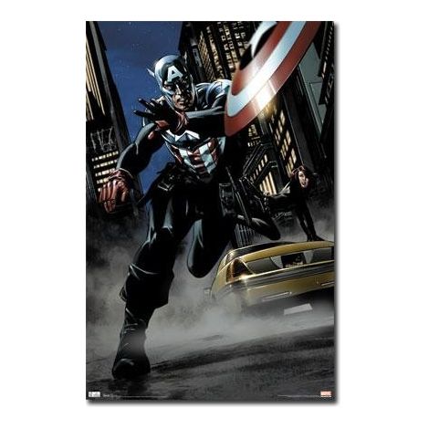  Captain America Comic Poster