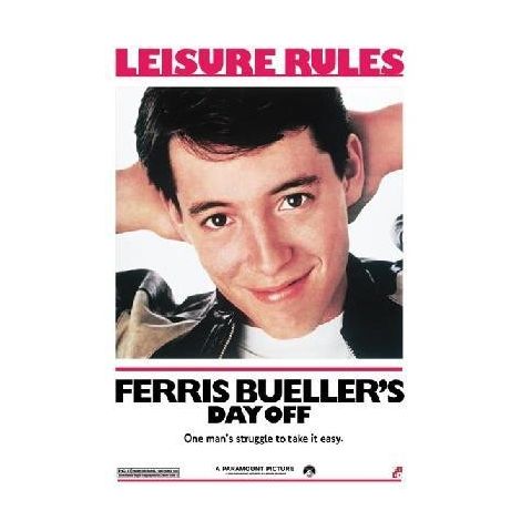  Ferris Bueller's Day Off Movie Poster