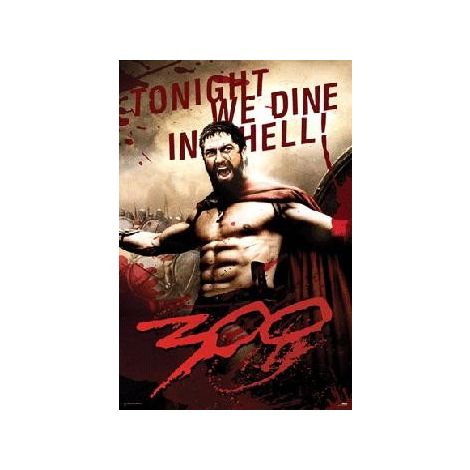  300 Movie Poster - Leonidas