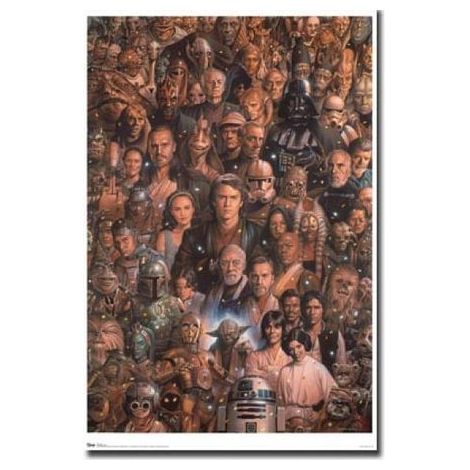  Star Wars Saga Poster