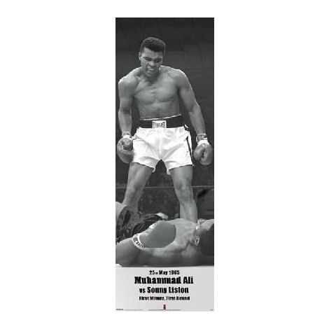  Muhammad Ali Vs Sonny Liston Door Poster