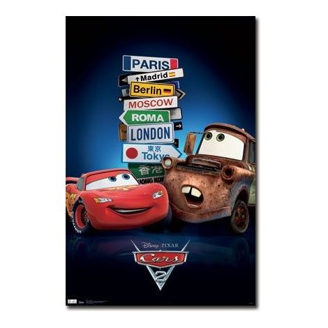  Cars 2 Movie One Sheet Poster