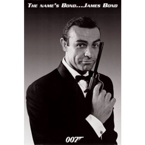  James Bond -"The Name is Bond" Poster