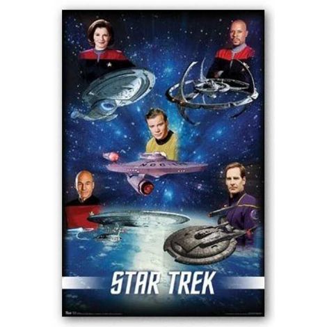  Star Trek - Capitains Poster