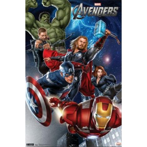  The Avengers Group Movie Poster