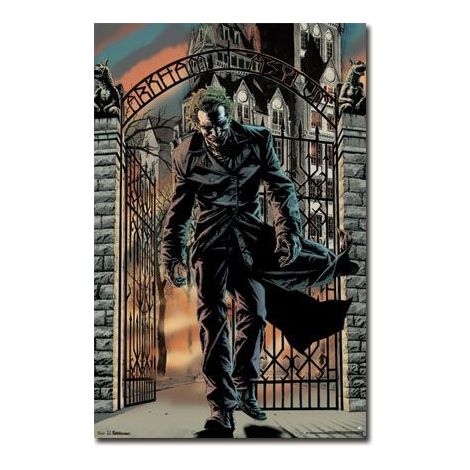  The dark knight rises joker Arkham poster