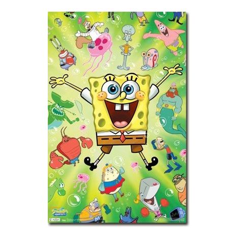  Spongebob and friends Poster