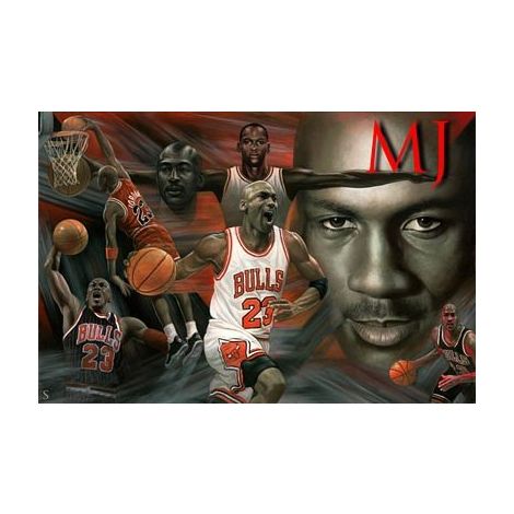  Michael Jordan Collage Poster