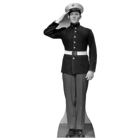  WWII US Marine Life-size Cardboard Cutout #1963